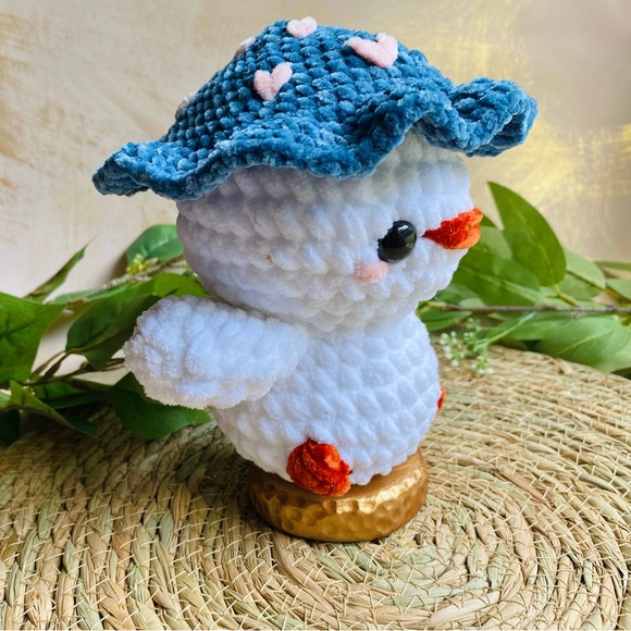 Dolly the Duck- Handmade Crochet Stuffed Toy - Picture 4 of 4